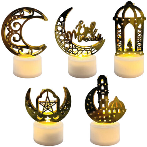 Stück LED-Kerzenlichter, islamische Ramadan-Dekoration, Party-Ornament