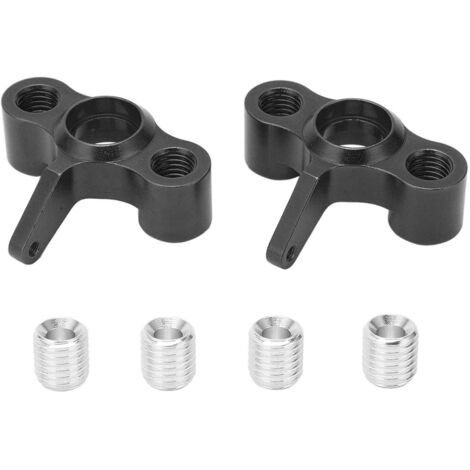 Stück Lenkhebel aus Aluminiumlegierung für JLB 1/10, Lenkblock für RC-Car-Upgrade, Schwarz