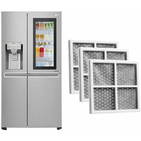 KZQ Stück – LG Pure n Fresh Ersatz-Kühlschrank-Luftfilter, Kühlschrank-Luftfilter, Gefrierschrank-Luftfilter, kompatibel mit LG LT120F, LFX31925SW, LFX31925SB
