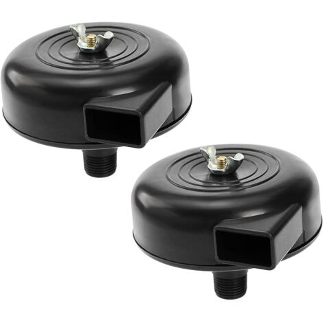 Stück Luftkompressor-Filterschalldämpfer, 16 mm, 3/8PT, Kunststoff, Außengewinde, Ansauggeräuschdämpfer für Lüfter, Abgassysteme