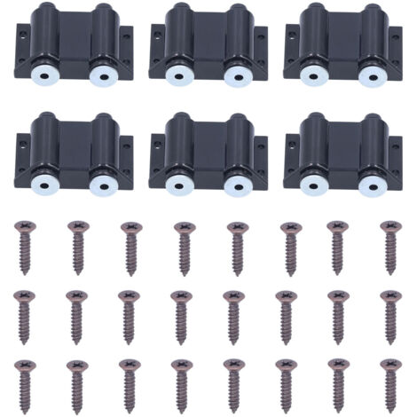 Stück magnetische Druckverschlussriegel mit Edelstahldämpfer für Schränke, Kommoden und Schubladen