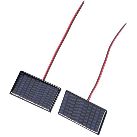 Stück Mikro-Mini-Polysilizium-Solarmodul mit Klebefläche, Solarzellen 68 x 36 mm, 0,3 W, 5 V