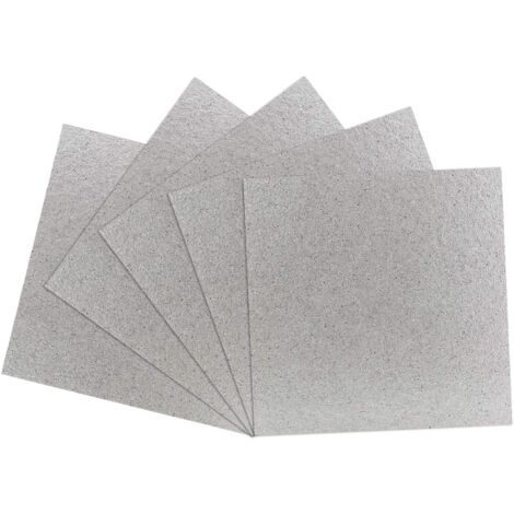 Stück Mikrowellenplatten-Wellenleiterabdeckung, universelle Glimmerplatte für Mikrowelle, Glimmerblatt, 12 x 10 cm, leicht zu schneiden für die Reparatur der Mikrowelle