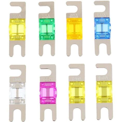 Stück Mini-ANL-Sicherung 20 A, 30 A, 40 A, 60 A, 80 A, 100 A, 120 A, 150 A für Auto-Audio-Video-System