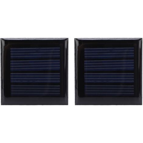 Stück Miniatur-Solarpaneele 2V 210mA, 40x40mm Photovoltaikzellen für DIY-Projekte, elektrisches Spielzeug und Solarladegeräte