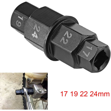 Stück Motorrad-Radachsen-Ausbauwerkzeug 17-24 mm, Sechskantschlüssel für Vorderachse