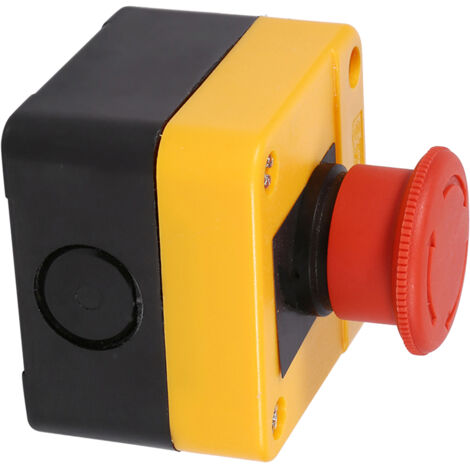 Stück Pilz-Drucktaster Not-Aus 660V 10A rotes Kunststoffgehäuse Neu