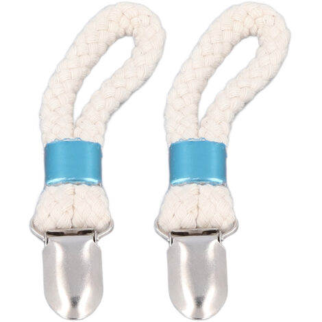 Stück robuste Handtuchclips aus Baumwollseil für Küche, Bad und Schrank