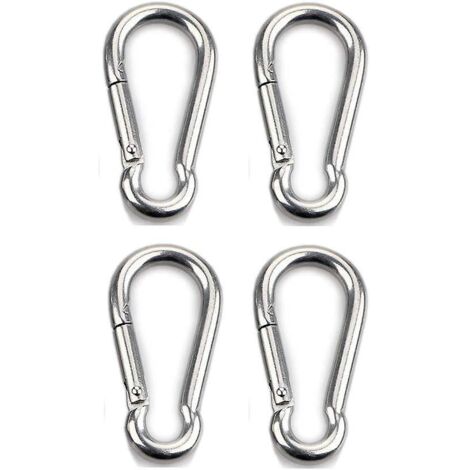 Stück robuste Karabiner für Sport, Hundeleinen, Hängematten, 6 mm dick