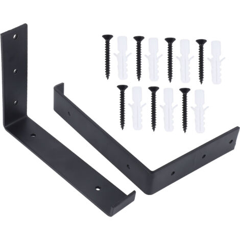 Stück robuste, L-förmige Regalwinkel aus Eisen, Winkelwinkel für Wandregale