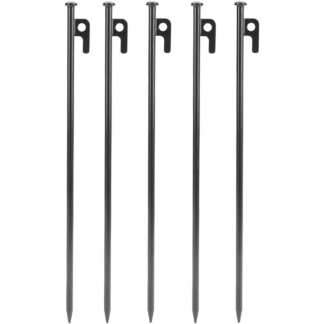 Stück robuste Zeltnägel, multifunktional, korrosionsbeständiges Metall für Camping und Wandern – 40 cm