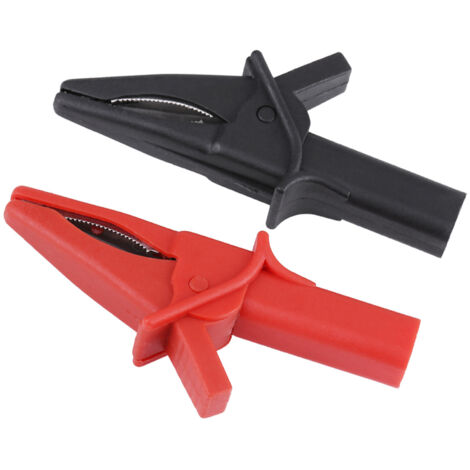 Stück rote und schwarze Krokodilklemmen DSO3064 HT18A für Oszilloskop