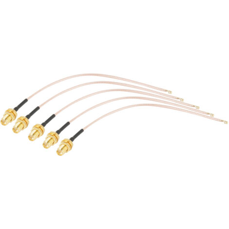 Stück RPSMA-Buchse auf U.FL-Stecker Antennenkabel IPEX 50 Ω Länge 15 cm
