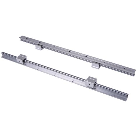 Stück SBR12-700mm Linearführung mit 4 SBR12UU Blöcken für Präzisionsführung