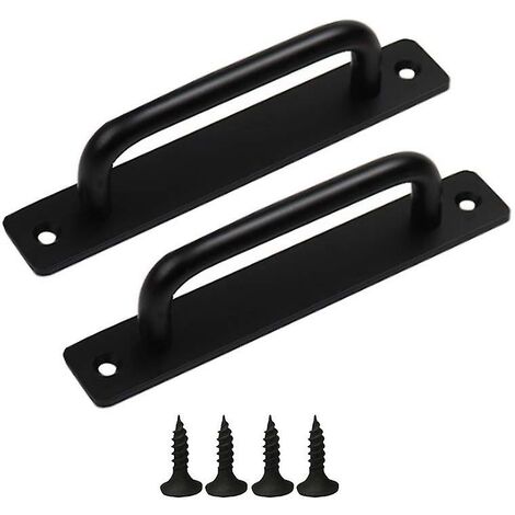 Stück Schiebetürgriffe, Schranktürgriff, Aluminium-Türgriff (schwarz)
