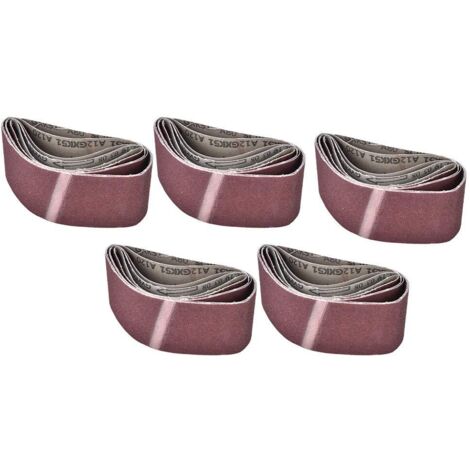 Stück Schleifbänder 457 x 75 mm, Aluminiumoxid-Schleifbänder, Schleifbänder für Schleifmaschinen, Körnung 60/80/100/120/240, Schmirgelleinen