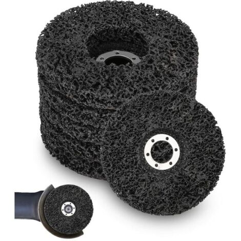 Stück Schleifscheibe, 125 x 22 mm, Winkelschleifer-Schleifscheibe, Reinigungsschleifscheibe, Grobreinigungsscheiben CSD zum Entfernen von Rost von Farbe FLITI