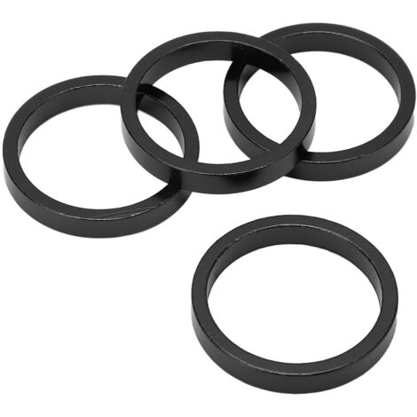 Stück schwarze Lenkkopf-Distanzstücke aus Aluminiumlegierung für Mountainbikes und Rennräder, 28,6 mm Durchmesser