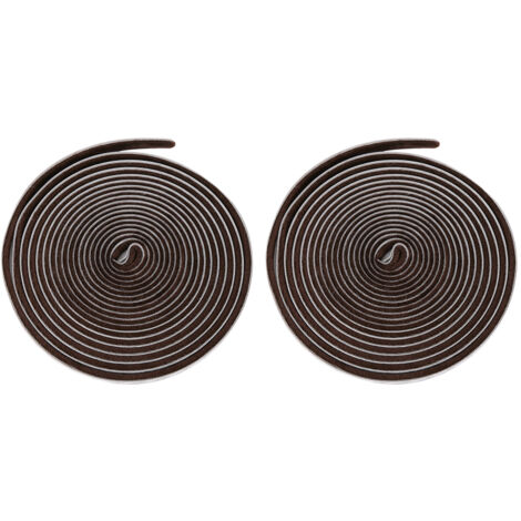 Stück selbstklebende Dichtungsstreifen 9x5mm, braun, 5m, für Türen, Fenster, Auto, staub- und winddicht