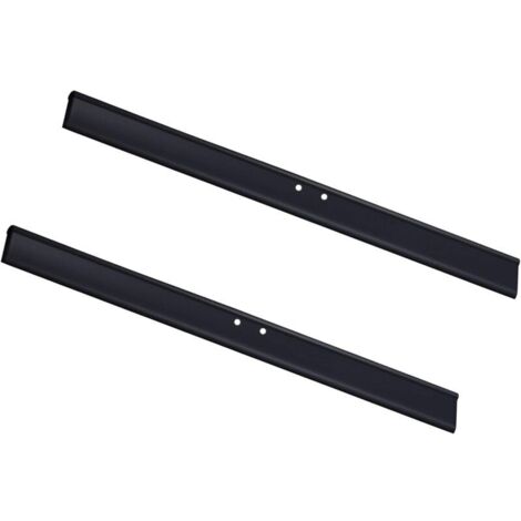 Stück Silikon-Lippenschaber, schwarzes Gummi, 25 cm, Schwarz