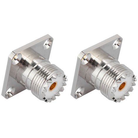 Stück SO239 Buchsen-4-Loch-Koaxial-HF-Steckverbinder für UHF-Chassis