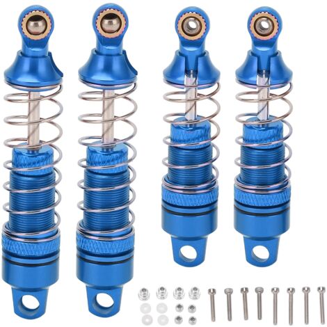 Stück Stoßdämpferfedern aus Aluminiumlegierung für Losi Mini T 2.0 2WD 1/18 Truck, blau