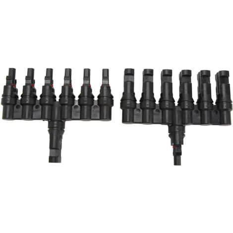 Stück T-förmige Solar-Abzweigverbinder, 1 bis 6, Parallelanschlussadapter