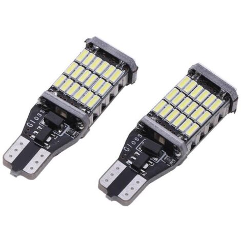 Stück T15 4014 45SMD LED Backup Breite Rückfahrlampe Weiß 6500K, Kfz-Scheinwerfer-Bremsleuchte Bremsleuchte