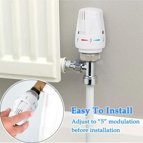 Stück Thermostat-Heizkörperköpfe M30 x 1,5 Ersatzkopf für Heizkörperthermostate, Thermostatventile, Temperaturregler für Zuhause und Büro