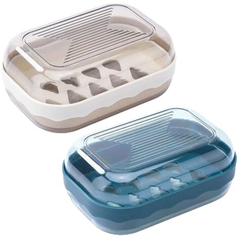 Stück tragbare Reiseseifenbox mit Deckel, wasserdichter und versiegelter Seifenhalter für Zuhause, Reiseseifenbox, Badezimmer, Wandern, Reisen, Camping und andere Outdoor-Aktivitäten