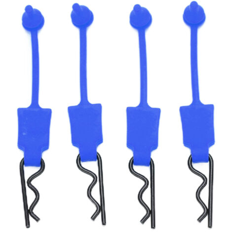 Stück Universal-Befestigungselemente für 1/10 RC-Karosserien, Ersatzstifte und -schlösser, Modellauto-Zubehör – Dunkelblau