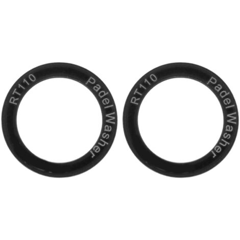 Stück Unterlegscheiben für Fahrradpedale aus Titanlegierung, reibungsarm, wasserdicht, rostfrei, geräuschdämpfend, schwarz