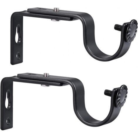 Stück verstellbare Gardinenstangenhalterungen für 1 Zoll (15–22 mm) Stangen