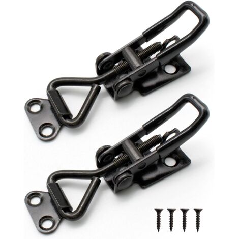 Stück verstellbare Kniehebelklemmen, Stahl-Verschlussclip, Metall-Kniehebel