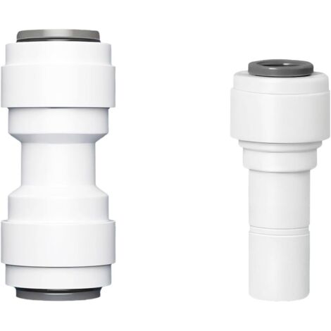 Stück Wasserfilter-Fittings, 3/8"-Rohrverbinder, 3/8"-Harteinsatz auf 1/4"-Wasserfilteranschluss