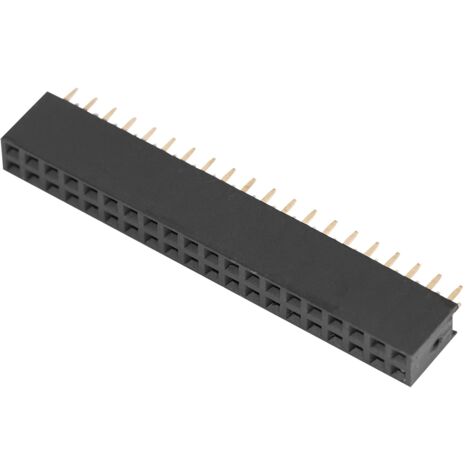 Stück zweireihige 2 x 20-polige 2,54-mm-Buchsenleisten für Raspberry Pi und Arduino