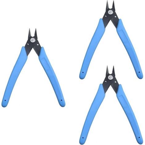 stücke Draht Flush Klinge Mini Cutter Blau Zange Diagonal Bender für Schneiden Elektronik, Draht