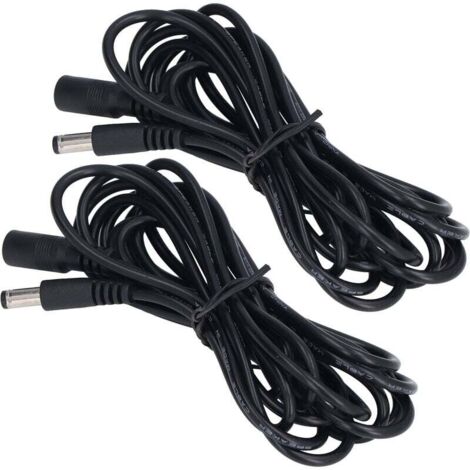 stücke LED Solar Licht Verlängerung Überwachung Power Anschluss Kabel 5,5x2,1mm DC12V 24V