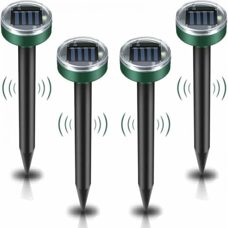 stücke Solar Ultraschall Ratte Repeller Anti Nagetier IP65 Wasserdicht Garten Ratte Repellent