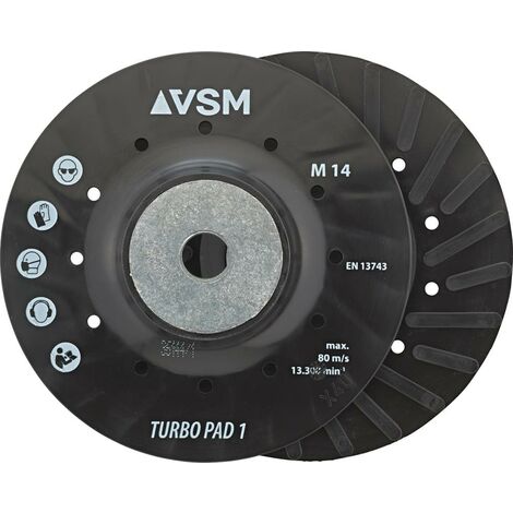 Stützteller gerippt M14 180mm VSM