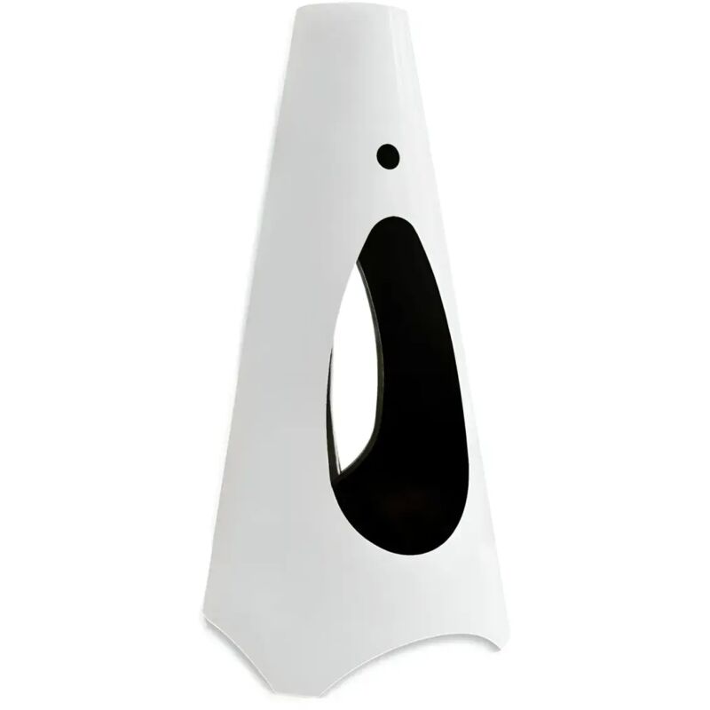 Stufa A Bioetanolo Conica Statica 3 Kw Bruciatore Rotondo Bianco