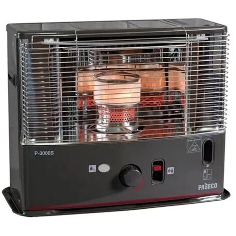 Stufa a combustibile liquido con stoppino Savichem Paseco 3000 S per ambienti di 45mq