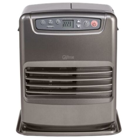Stufa a Combustibile Liquido Elettrica 3 Kw Serbatoio 5lt Grigio
