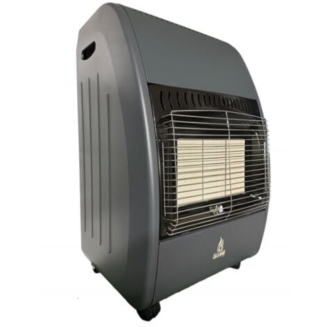 STUFA A GAS CALORINA A TRE MATTONI GPL ANTRACITE