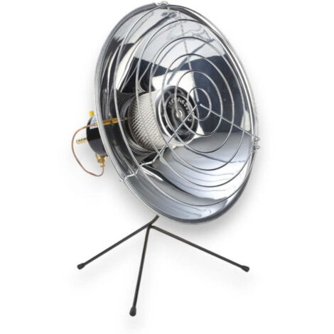Stufa a gas gpl a parabola con bruciatore ceramico e valvola di sicurezza 2600W