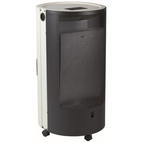 Stufa a Gas Gpl da Interno ad Infrarossi 4,2 kW Alloggio Bombola 15 Kg Made in Italy Blue Belle Chic Bianco Panna