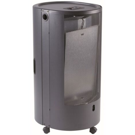 Stufa A Gas Gpl Linea Blue Belle Chic Nera Made in Italy Con Vano Bombola 15 Kg