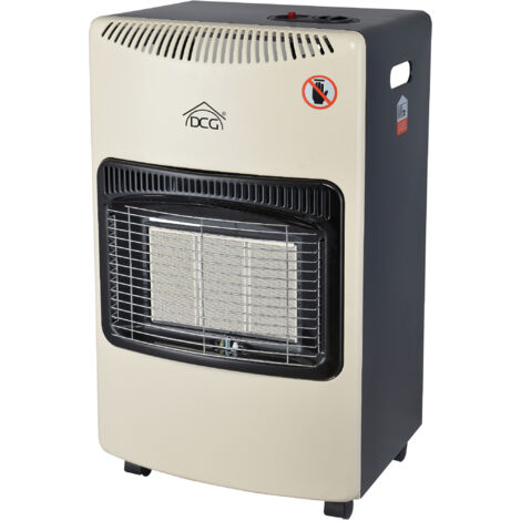 Stufa a Gas Naturale DCG Eltronic GH02 Crema � Installazione Libera e Design Autoportante