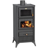 Stufa a Legna 12 Kw con Forno e Fornello. Ideale per cucinare