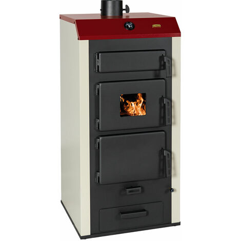 Stufa a legna Con caldaia interna Prity NS 26 - 2,6 + 26,3 kW